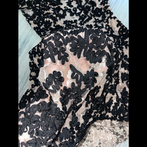 Yoana Baraschi Sheer W/full slip Lace & Ribbon Dress - Picture 4 of 9